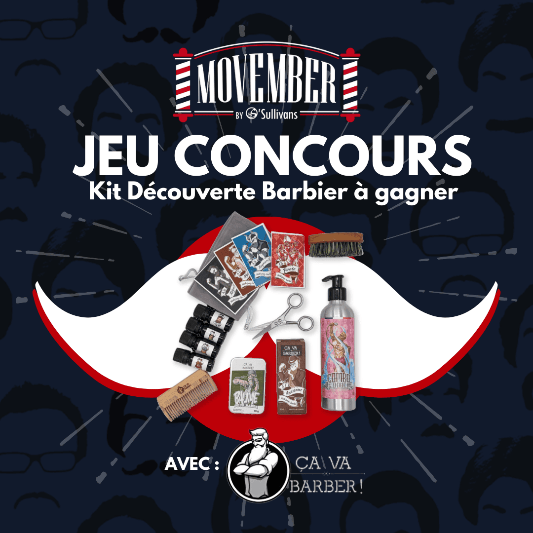 O'Sullivans s'engage pour Movember - Jeu Concours