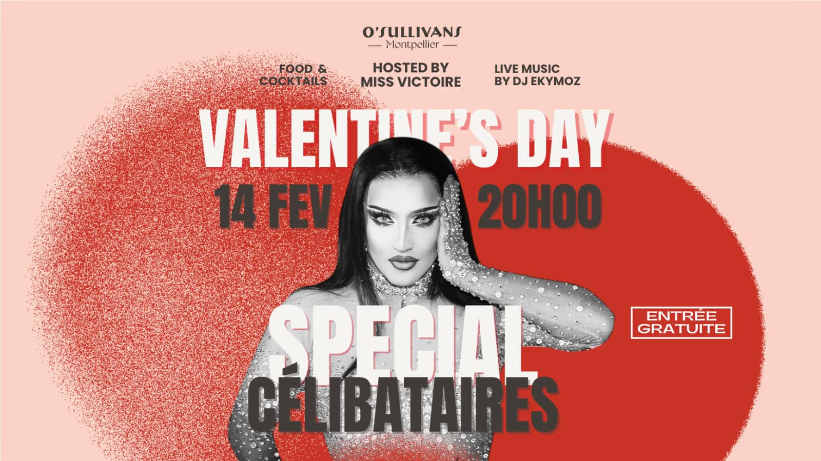 Soirée célibataire Saint Valentin O'Sullivans Montpellier