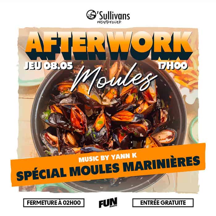 Afterwork Moules O'Sullivans Montpellier