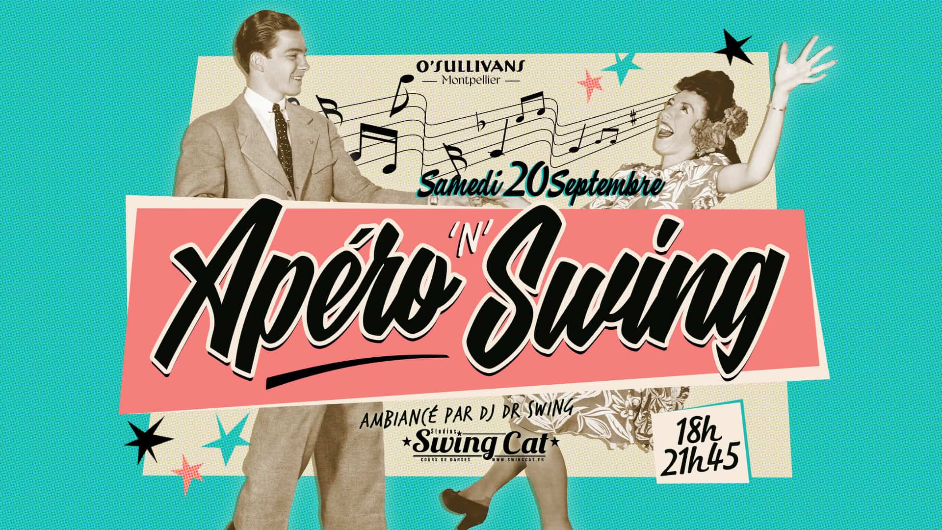 Soirée APERO SWING O’Sullivans Pub Montpellier