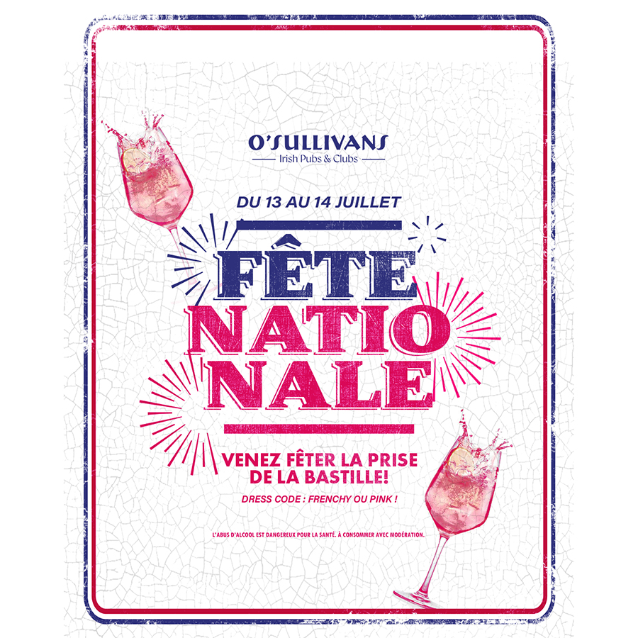 fete nationale paris o'Sullivans