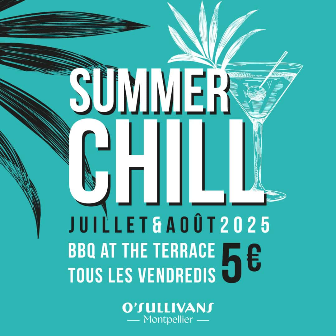 Barbecue en terrasse O’Sullivans Montpellier