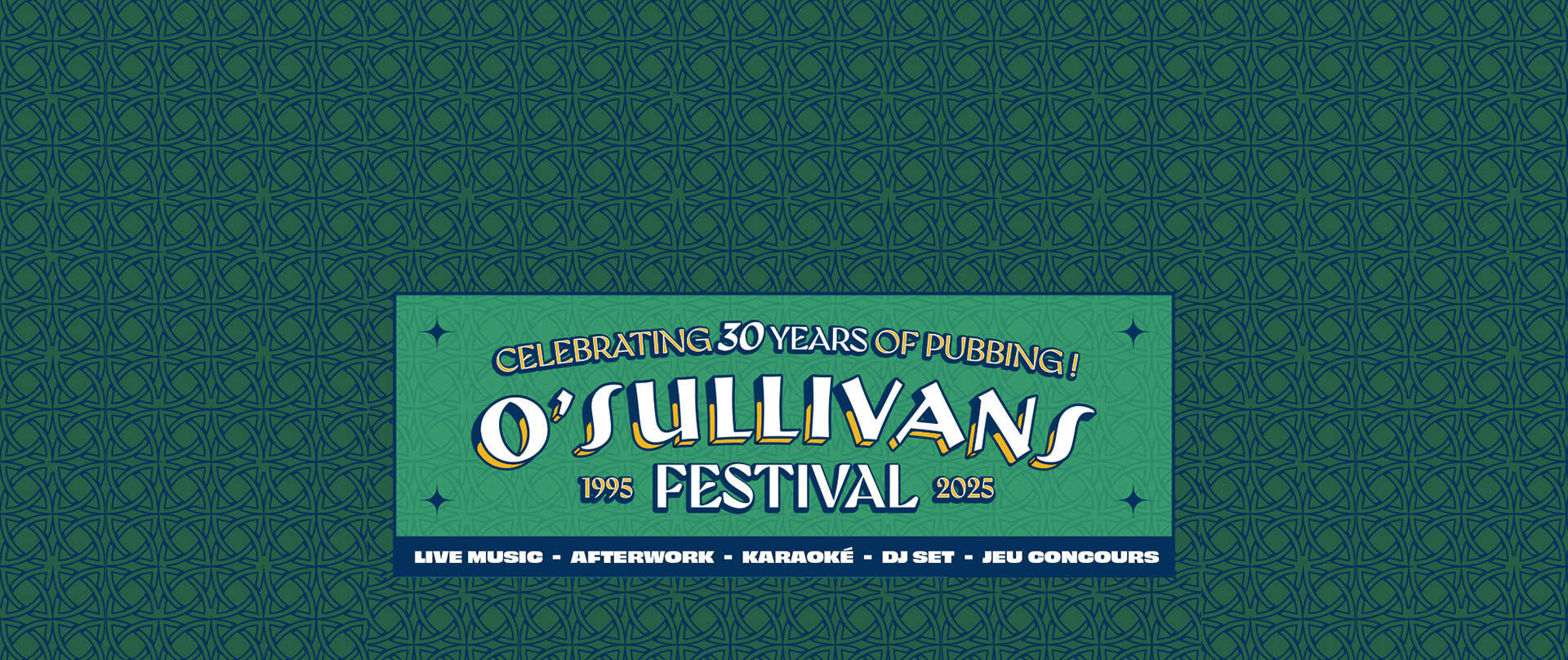 30 ans O'SULLIVANS
