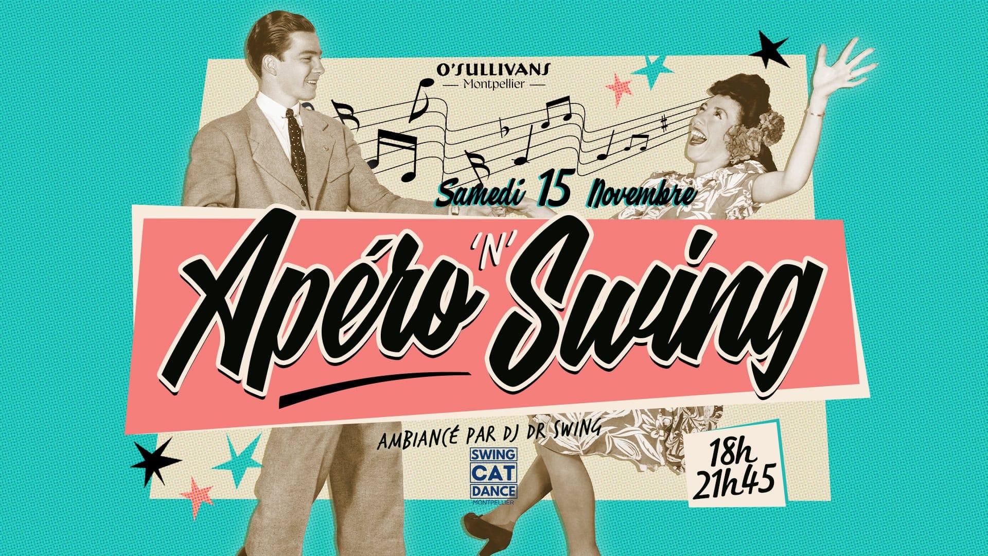 Soirée APERO SWING O’Sullivans Pub Montpellier